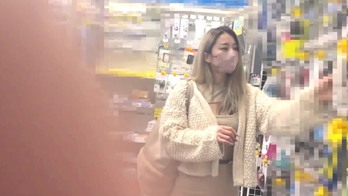 【盗撮風】ギャルを後ろからこっそり撮影　約4分