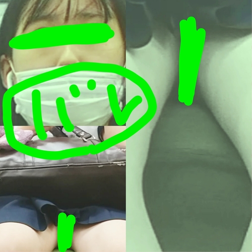 股◯割◯ぱっくり！盗◯ばれ！学生風お嬢さん！