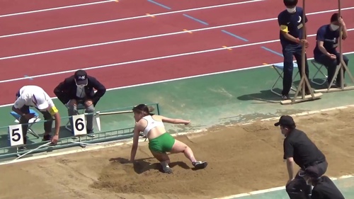 日本学生陸上個人 走り幅跳び　5試合 ⑬　約10分