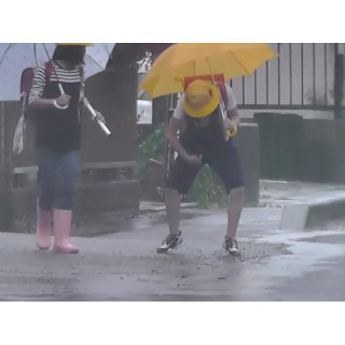 Sの前押さえ我慢 もじもじ下校3