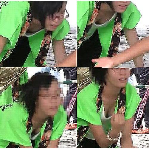 オススメ！！美乳が目の前に！！おっぱい谷間丸見えです！！t...