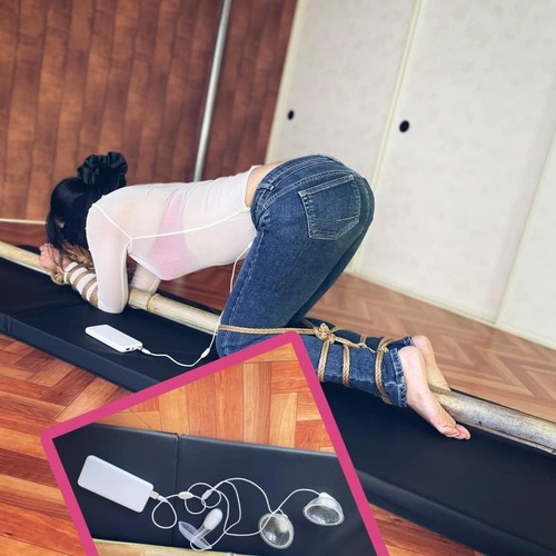 縛られて３点責めバイブ装着で過ごす７０分