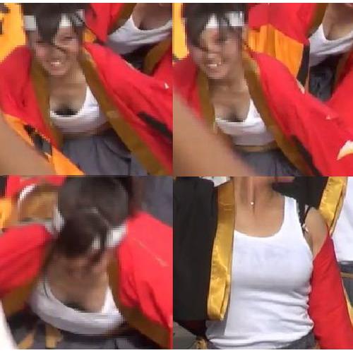 チラチラ祭！中が見えすぎる衣装！谷間！ポッチ！？t1-12...