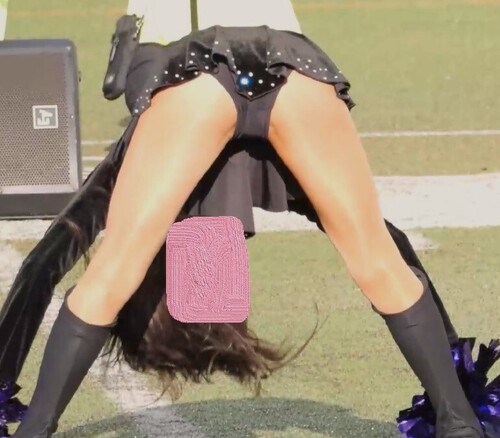 新作【チア】禁断のバックショット! 後ろからエぐい