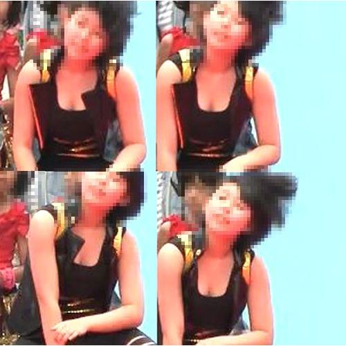 激しい踊りですごいことになってます♪t1-42【高画質動画】