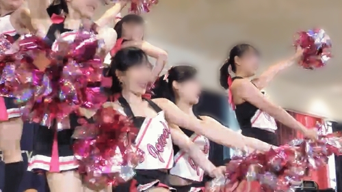 女子高大チアリーダー 01