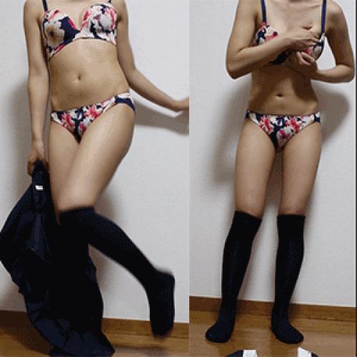 金が無いなら脱げよ！制服女子２名の着替えをじっくり撮影