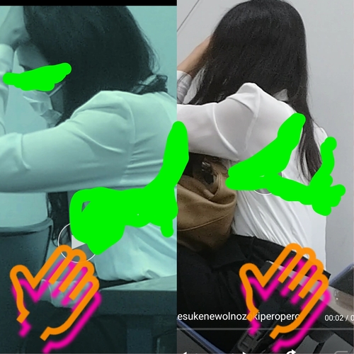 乳◯舐めたくて溜まらん！透け透け新人olさん！