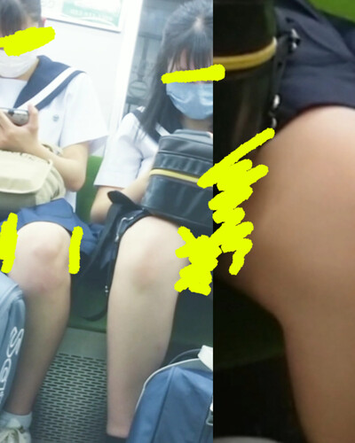 学◯さんの股●！バレ睨み！しまった、撮られた！？