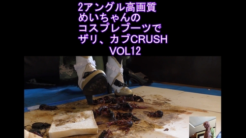 ２アングル高画質４Kめいちゃんのコスプレブーツでザリ、カブクラVOL１２