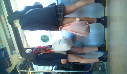 JKトレイン　ムチムチの太ももに挟まれたい その19