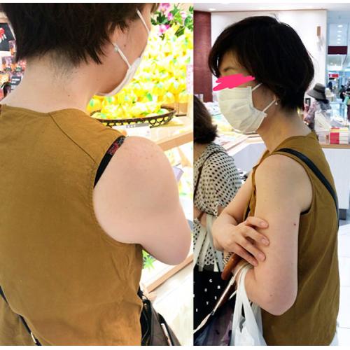 【ブラチラ】お母さんとお買い物に来たマダムは肩から高そうな...