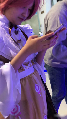 高画質 アジア圏のコスプレ逆さ132