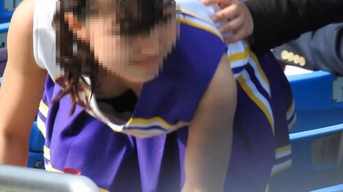 なにわガールズ512　いよいよパンコレムービーにも登場！  セント◯ール胸チラ！  谷間が熱いわ！