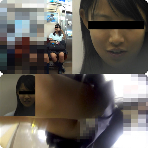 アイドル級美少女Kの逆さ撮り