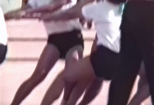 【中学運動会④】紺ブルマ　クラブ紹介　台風　綱引き