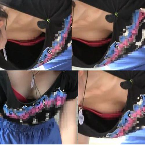 ダンス最高！可愛い女性ダンサーの胸元ゲット！！t1-34【...