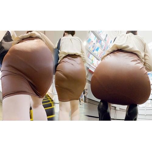 【尻ＨＤ】大きなお尻にライン浮き上がらせながらピッタピタに...