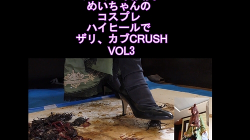高画質４Kめいちゃんのコスプレハイヒールでザリ、カブクラ2アングル編VOL３