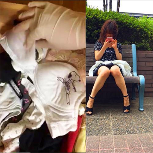 姪っ子J〇のローリローリな下着漁り