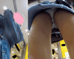 【顔出しJK⑤】デニミニJKちゃん。ナンパはNG!?【声かけ】