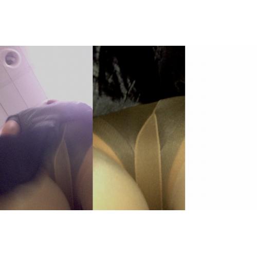 お〇んこまで数センチに迫る美脚OLさんパンティ盗撮