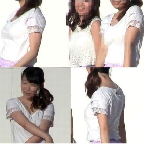 可愛い巨乳の女性おっぱい揺れ！乳谷間！！t1-84【高画質動画】