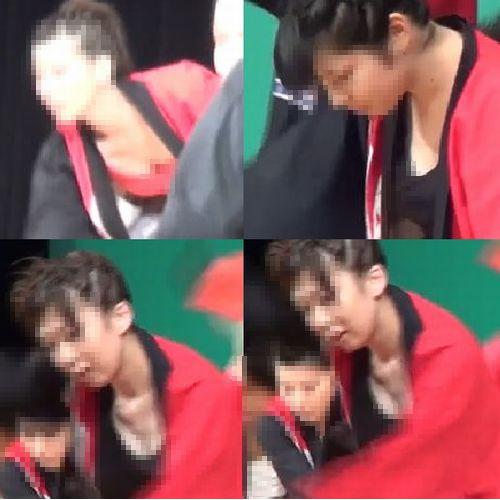 ダンス胸ゆれてます☆弾力のあるお胸に釘付けになります☆t1...