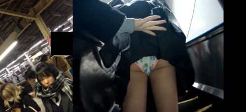 美少女だけを狙っためくり&盗撮(4人分)