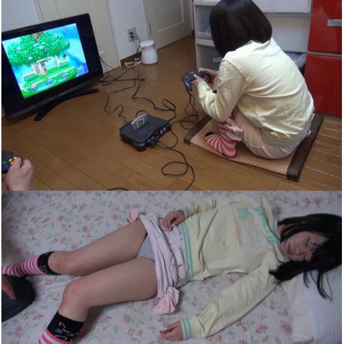 親戚の娘(巨乳)が泊まりに来たから、ゲーム＋ジュース＋睡○...