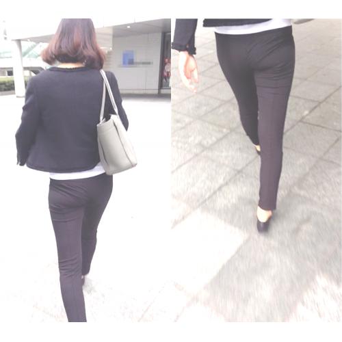 ピタパンに身を纏ったキャリアウーマン美女3態