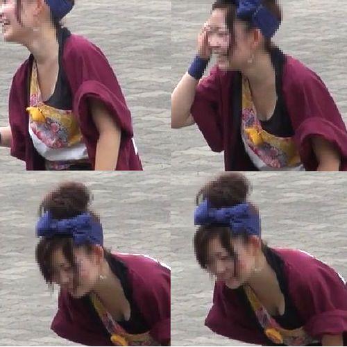 激エロ！！最強胸チラ祭り！ノーブラ！？ヤバス！！t1-12...