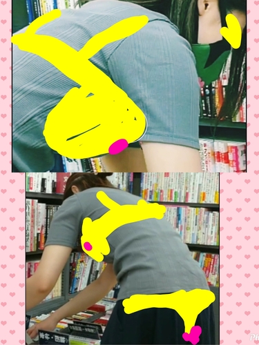 おっ牌くっきり！ブックオ●ブラ透け学生風お嬢さん(P凍結作品)