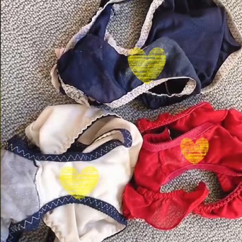 【外置き洗濯機を狙う】夜中に使用済み汚パンツを漁る下着泥棒