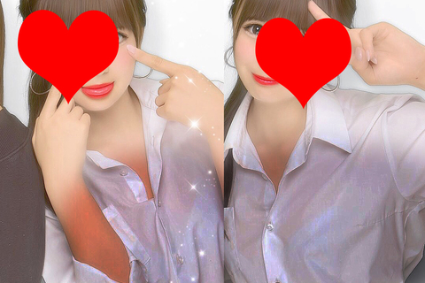 【ブラ透かし】制服 私服女子　ブラ透け加工画像 vol.11