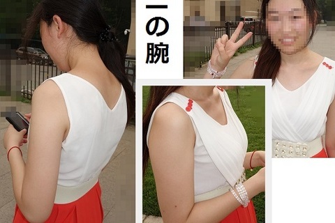 30【超高画質！画像】JD よしこ【二の腕 背中 うなじ ワキ毛】街撮り