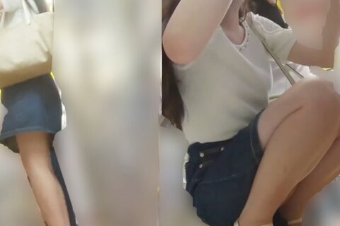 ☆パンチラ☆私服の天使 81「まるでモデルのような美人の生白」