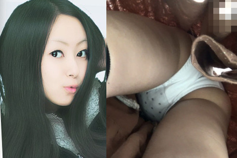 【逆さ撮り⑭】黒髪清楚美女のパンツとスカートめくり　みなみ...