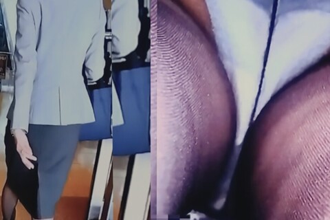 超SS級□長身の超絶美人CAさん★バンツ食い込み★ハミ尻/...