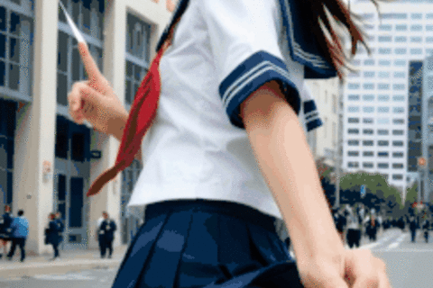 【動画】 パンチラハプニングショット①　～総勢49名の制服...