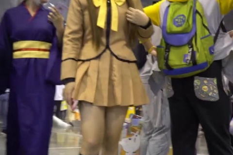 高画質 アジア圏のコスプレ逆さ76