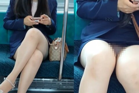 ☆対面の眺め☆63「ミニスカJDピンクP」