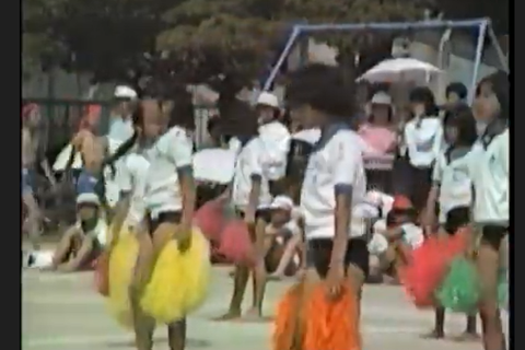 ブルマ時代の小学校運動会5分 Bloomers early...