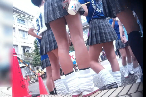 文化祭潜入　あの有名校　新〇高校で　入り乱れパンチラ　その５