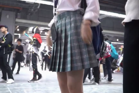 高画質 アジア圏のコスプレ逆さ51