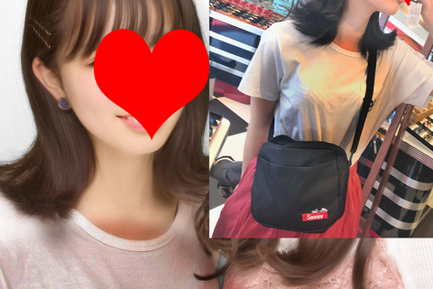 【ブラ透かし】制服 私服女子　ブラ透け加工画像 vol.05