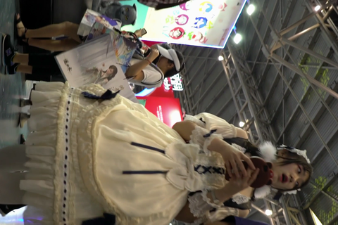 高画質 アジア圏のコスプレ逆さ25