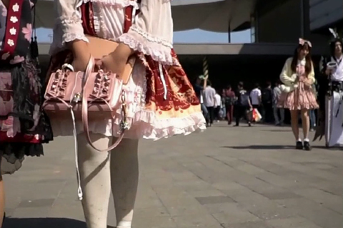 高画質 アジア圏のコスプレ逆さ65