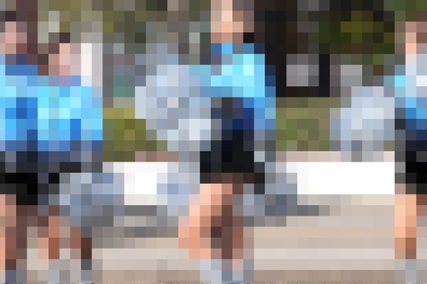 新作【チア】ド迫力の至近距離でのパレード＆演技前の準備