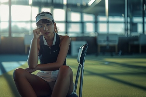 【AIアスリート】美脚なゴルフ女子達のしなやかエロボディ！...